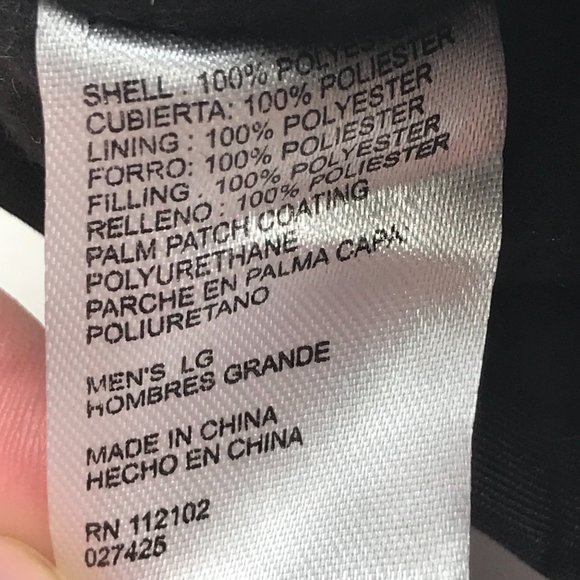 Winter Essentials Men's Large Black Insulated Gloves New - Picture 6 of 9